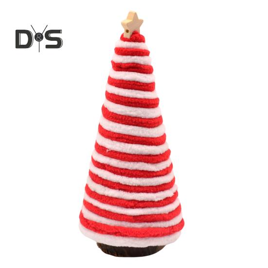 

Украшение в виде рождественской елки в виде конфетной трости, мини-завиток, щетка для бутылок, рождественская елка с деревянной основой, настольная фигурка для украшения многоуровневого подноса 16 cm красный/белый