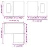 Dishwasher Front Kalmar Gray Sonoma 57 X 57 X 40 Cm
