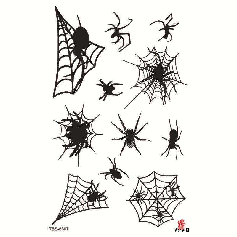 Wasserdichte realistische Halloween Horror Tattoo-Aufkleber