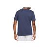 Nike Floral Large Logo Casual Sport Crew Neck Short Sleeve T-Shirt Men Tops Lightning-Blue DV1215-437