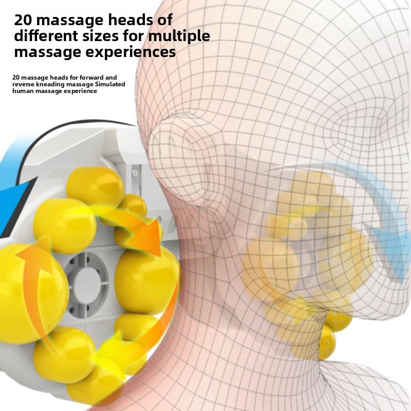 Dual-Purpose Electric Massage Cushion for Full Body, Car, Waist, and Neck