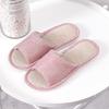 2026 New Style Linen Cotton Indoor Breathable Non-Slip Soft Sole Sandals for Women and Men