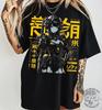 Cyberpunk Anime Girl T-Shirt: Futuristic Robot Design