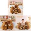 Adorable Capybara Plush Toy With Cute Design And Soft Short Plush Fabric For All Ages