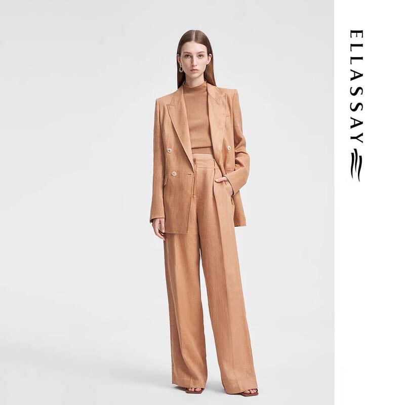 ELLASSAY Old Money Style Wide-Leg Pants