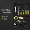 Household Repair Tool Set - Includes Pliers, Hammer, Wrench, and Combination Box
