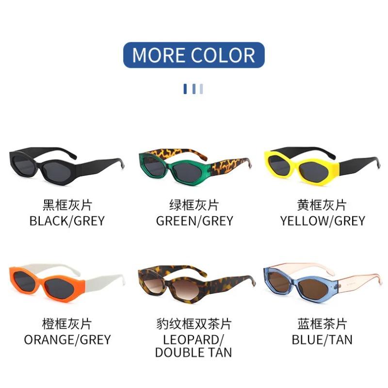 Vintage Sunglasses Woman Retro Irregular Sun Glasses Man Fashion Summer Beach Luxury Brand Designer UV400 Lady Shades Eyewear