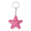 Simple Star Shape Keychain Fashion Colorful Pendant Charm Leather Keyring  Bag Hanging