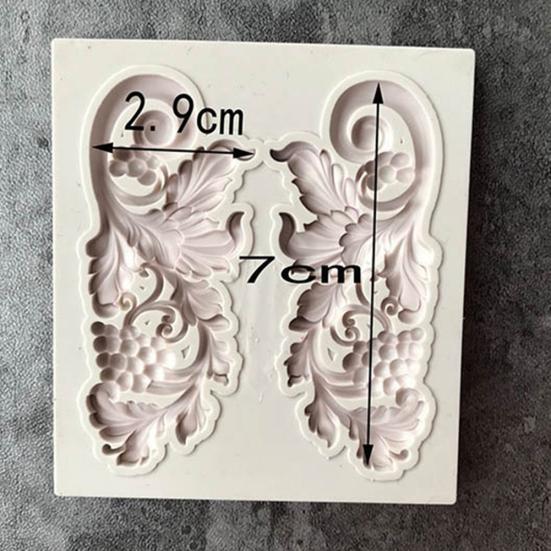 Blumen Spitze Silikon Kuchenform Schokolade Fondant Gebäck Backwerkzeuge Backformen