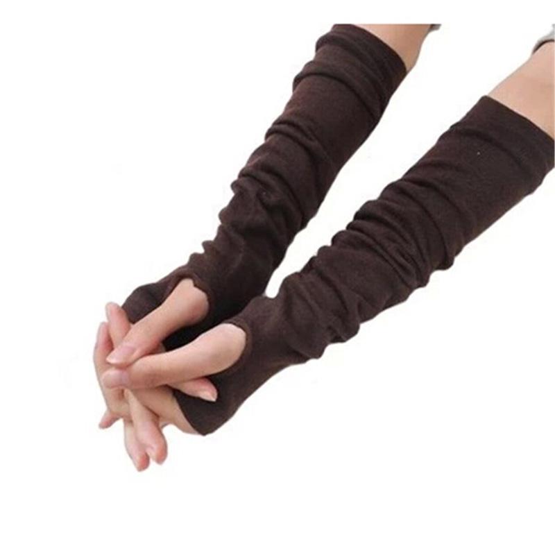 2 Paia Guanti Senza Dita Invernali Da Donna - Scaldamuscoli In Peluche Termici - Nero E Bianco