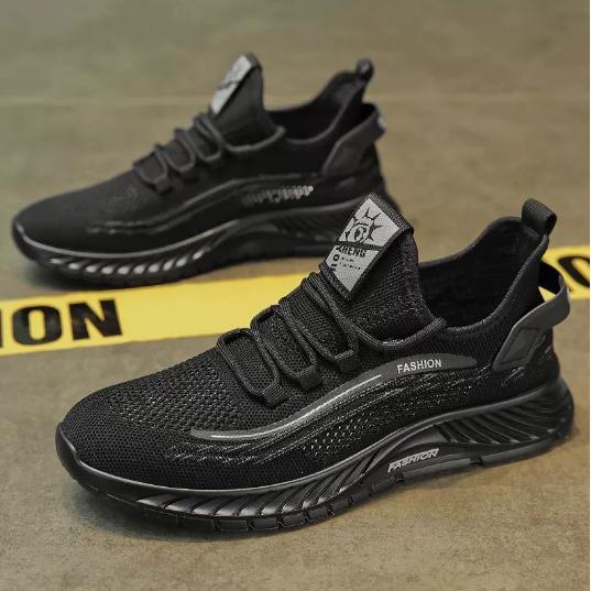 New summer men's shoes breathable anti-odor mesh surface anti-slip soft-soled lightweight, sporty and casual style sneakers H271