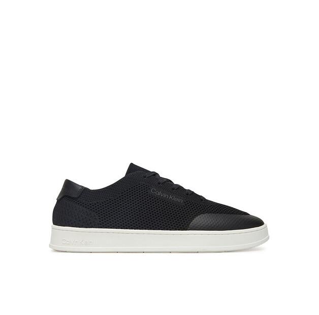 Мужские кроссовки Calvin Klein Low top lace up knit hm0hm01726 чёрные