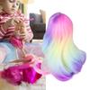 Joint Doll Wig Gradient Color High Simulation Soft Supple 1:3 Doll Wig for 21‑24cm Head Circumference Dolls