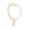 Temperament Baroque Special-Shaped Pearl Necklace, Creative Irregular Chain Collarbone Necklace For Women
