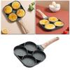 Non-Stick Frying Pan with 4 Hole Pancake Pan Fried Egg Burger Pan