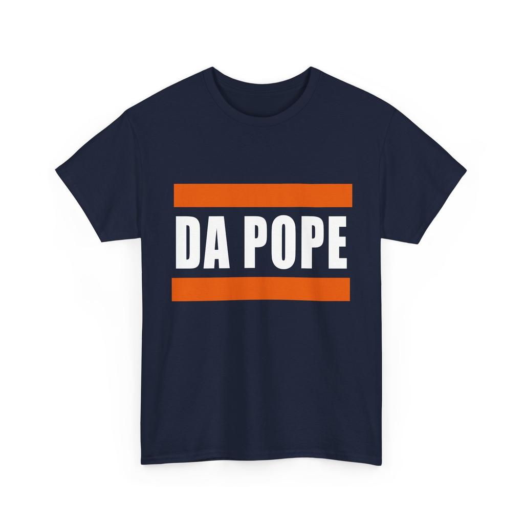 Funny Da Pope Chicago Bears Unisex Tee, Sports Humor Shirt, Football Fan Gift