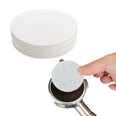 CHANGJIQ 51mm Coffee Paper Filters, Pack of 100, Round, Disposable Filter Paper for Espresso Makers, Pour-Over Coffee Makers, Drip Coffee Makers, and