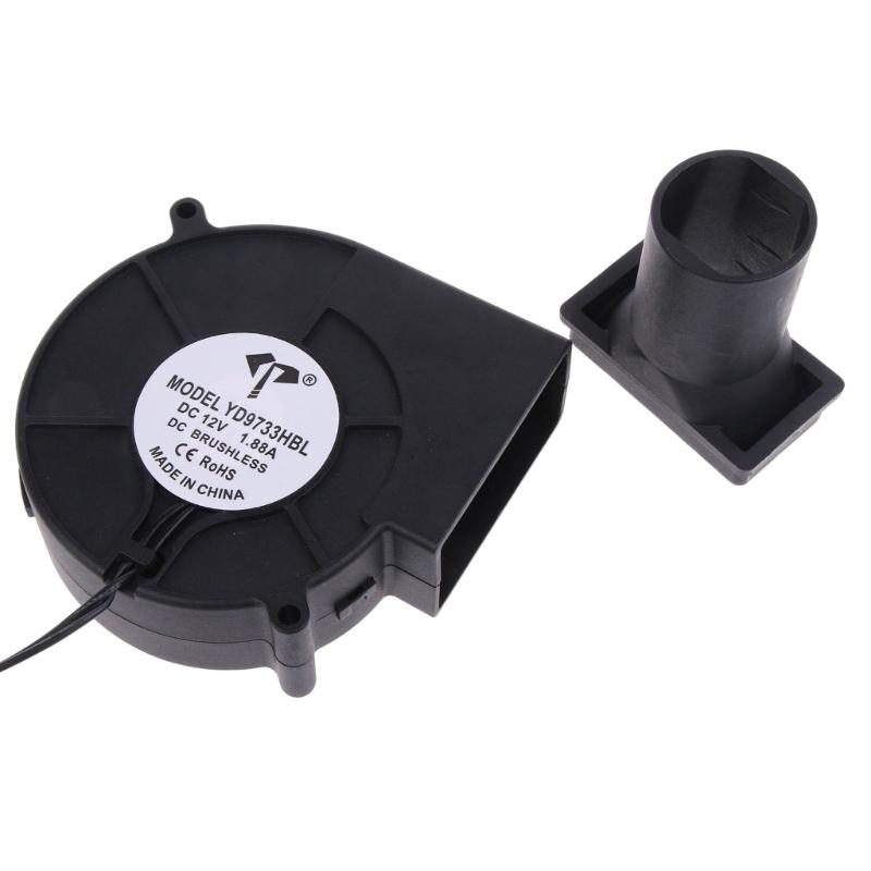 Outdoor BBQ Fan Air Blower 12V 1.88A Air Flow Electric BBQ Fan Outdoor Cooking Camping Hiking Picnic Tools Accessories