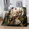 Legend of The Cryptids 3D Print Flannel Blanket Ultra Soft Warm Cozy Throw for Bedroom Sofa Camping Travel Home Decoration Daily