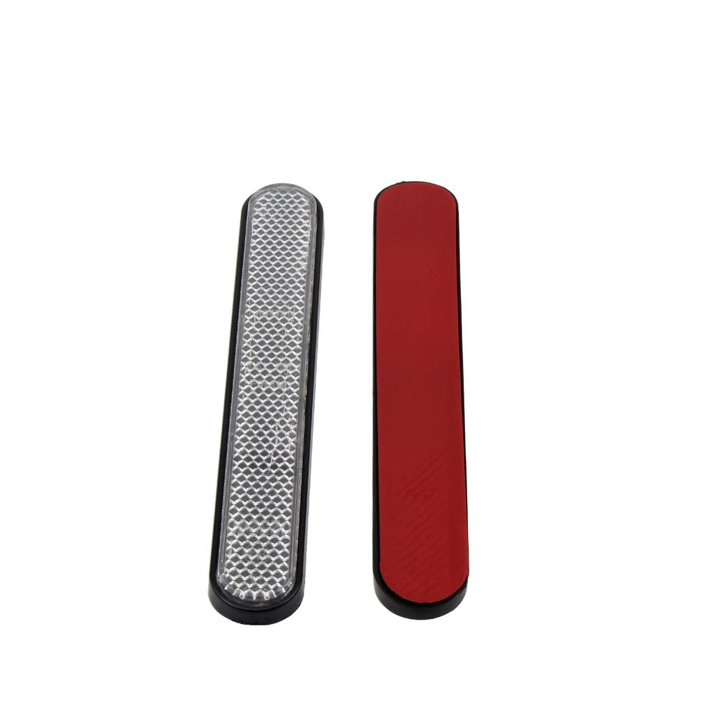 Motorcycle Front Fork Reflector Sticker Lower Legs Slider Saddlebag Latch Cover Safety Warning For Harley Sportster XL Universal