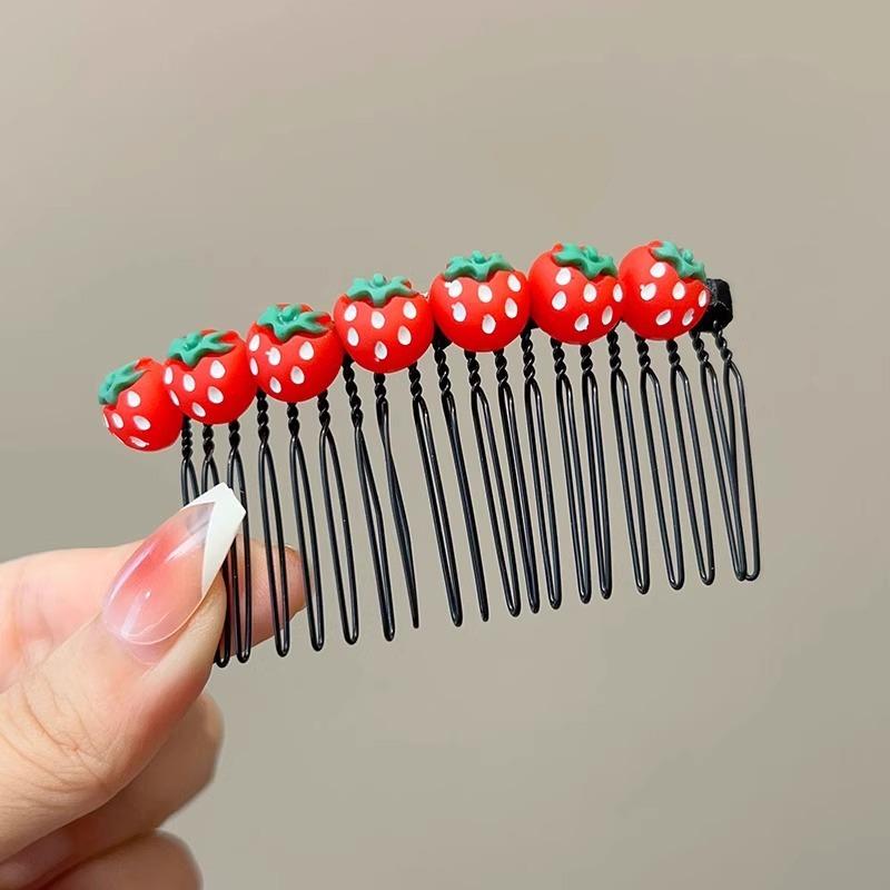 

Детские милые машинки для стрижки волос, мультяшные машинки для стрижки волос для девочек, машинки для стрижки волос и заколки, аксессуары для волос для девочек Strawberry