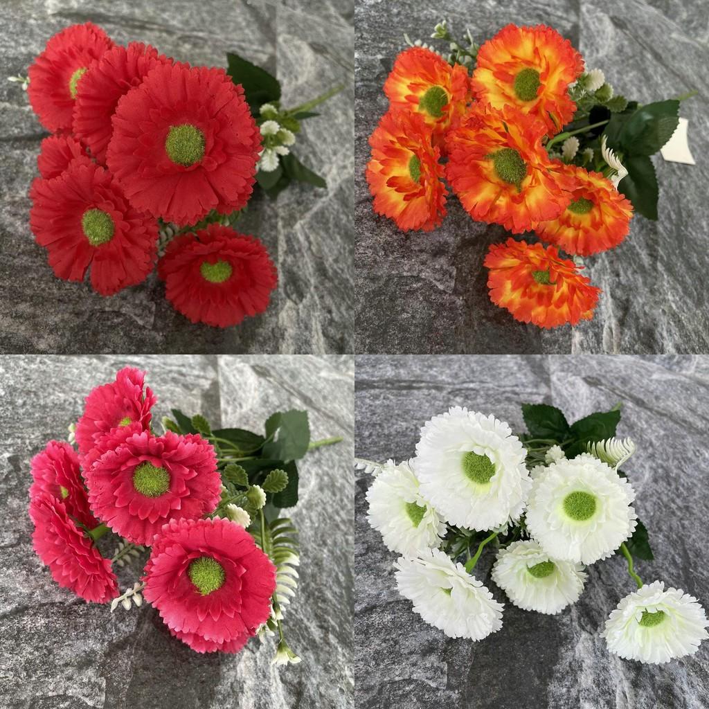 Chrysanthemum Flower Artificial Wedding Hotel Restaurant Decoration Desktop