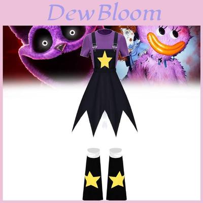 Poppy Playtime Lily Princess Cosplay Dress With Polyester Fabric For Anime Role Play