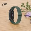 Breathable Nylon Sport Band Elastic Watch Bands for Fitbit Inspire 3, Adjustable Skin Friendly Strap Woven Sports Wristband Replacement Women Men