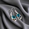 Apatite Gemstone 925 Sterling Silver Jewelry Handmade Drop/Dangle Earrings 1.60" EE-49-12