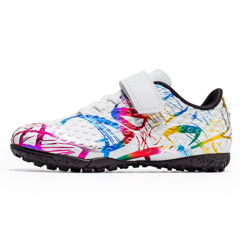 

Summer explosion breathable Velcro football shoes lace-free male and female students artificial turf factory spot generation 28