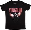 Rock Off Officially Licensed Products Men's Yungblud Wings T-Shirt Black