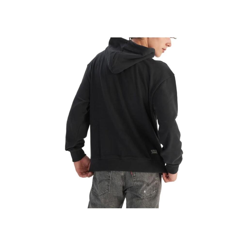 Levis Loose Fit Batwing Graphic Long Sleeve Hoodie Men Hoodies Black 0018O-0002