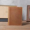 5504 Genuine Crazy Horse Leather Passport Wallet for Men and Women - Card Holder & Travel Accessory