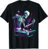 New Skeleton Playing Billiard Halloween Costume Shirt Made In USA Size S To XL