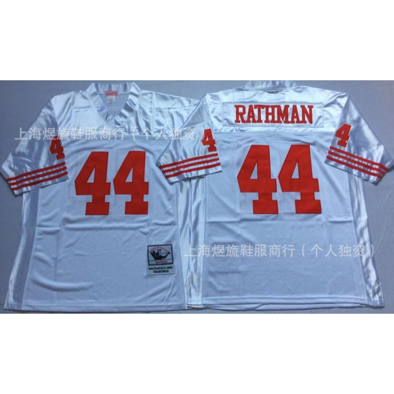 San Francisco 49ers Retro NFL Football Jersey Mens Fan Apparel Cotton Blend Sportswear Game Day Casual Wear