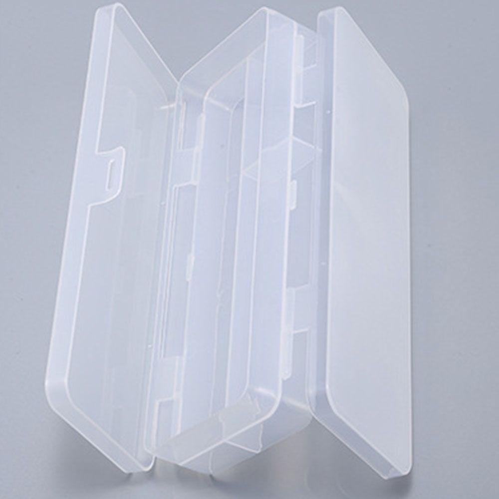 Macaron Transparent Pencil Case Plastic Simple Pen Case Durable Dual-Layer Pencil Box  Stationery