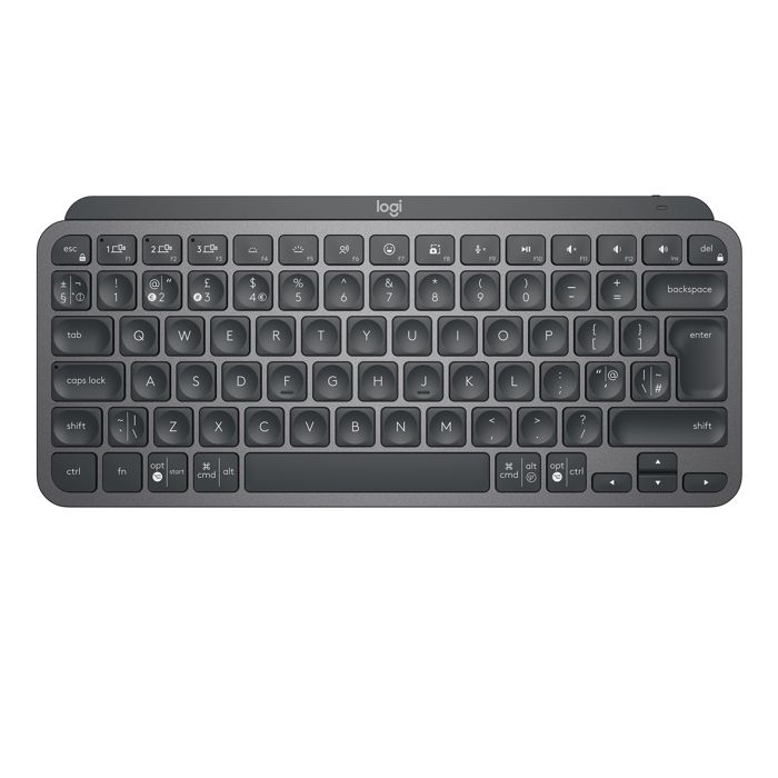 Bezdrátová klávesnice - Logitech - MX Keys Mini - Grafitová - Podsvícená - US