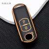 New Tpu Car Remote Key Case Cover Shell For Mazda 2 3 6 Atenza Axela Demio Cx-5 Cx5 Cx-3 Cx7 Cx-9 2 3 4 Buttons Protected Fob