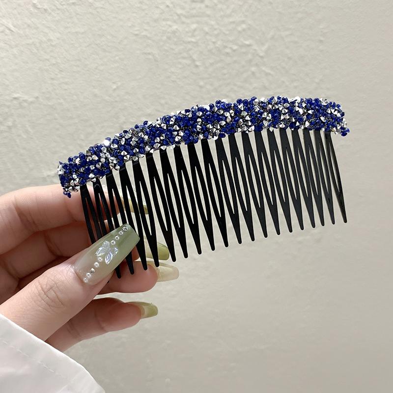 

Новые расчески для волос пластиковая заколка элегантные женские модные стразы заколки для волос частица французская ракушка расчески аксессуары для волос для девочек