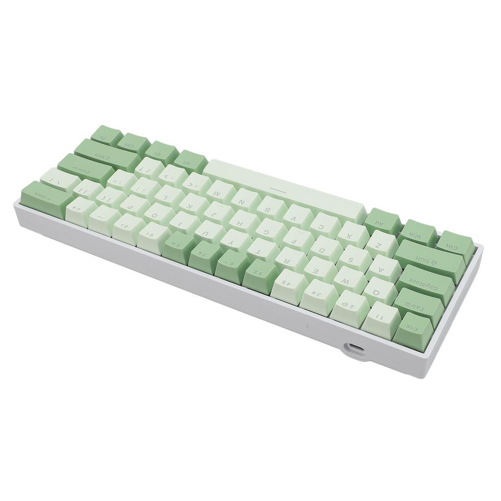 61 Key Mechanical Keyboard 60percent  Hot Swappable Red Switch 3 Mode 2.4G Bluetooth Wireless Wired RGB