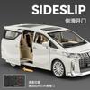 1:24 Toyota Alphard MPV Alloy Metal Diecast Model Car High Simulation Children Toy Collectibles Hobby Ornaments Holiday Present