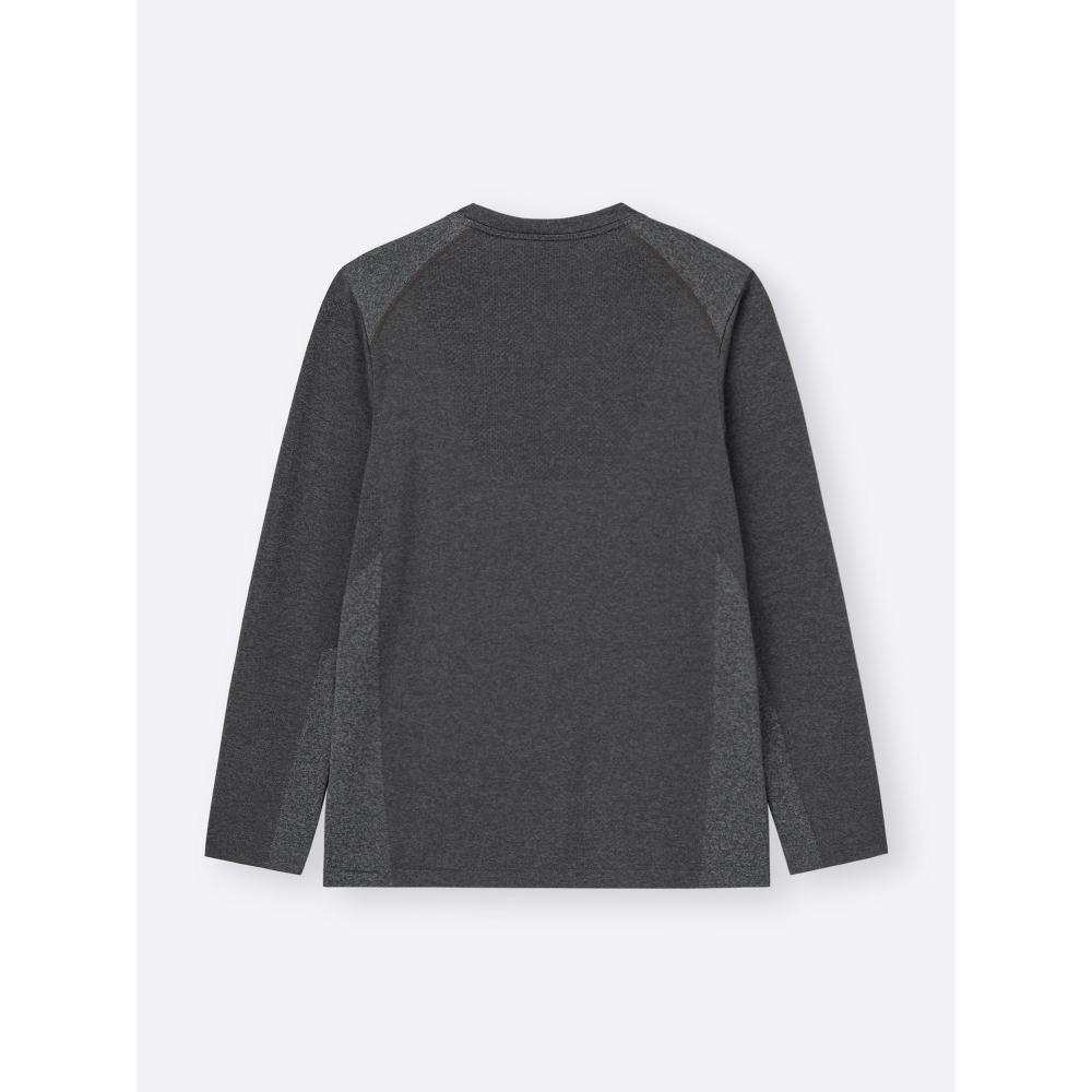 Gu By Uniqlo Side Seamless Crew Neck T Long Sleeve  Ga