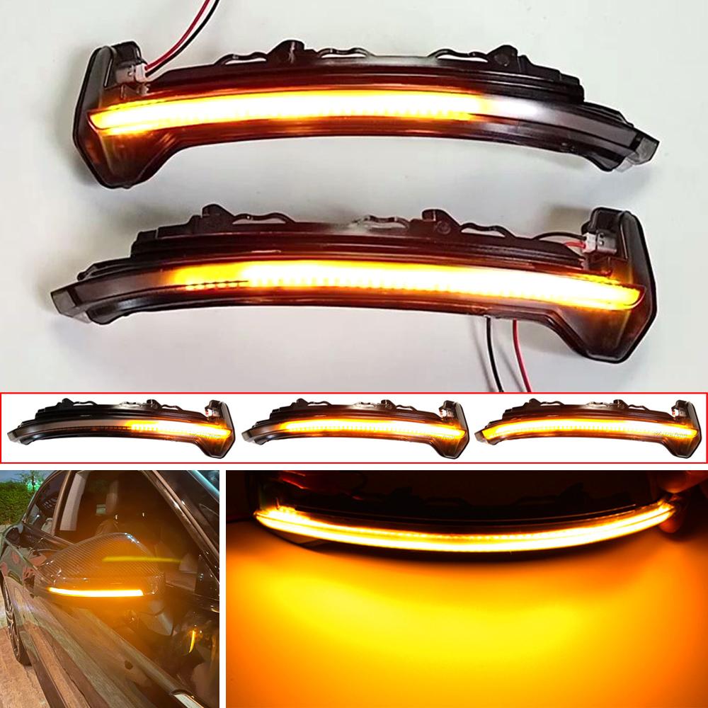For TT Mk3 8S TTS TTRS R8 4S Dynamic LED Side Wing Mirror Blinker Sequential Turn Signals Car Styling Modification Lamp