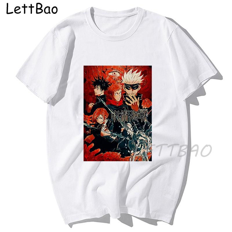 Jujutsu Kaisen Characters T Shirt Women Harajuku Streetwear Tees Sukuna Clothes Japanese Female Anime