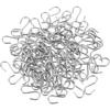 100 Pcs Small s Hooks for Hanging, Small S Hook for Jewelry Metal S-Hook Mini S Shaped Hanger Mini S Hooks for Hanging 1/2 Inch Wire Hangers for
