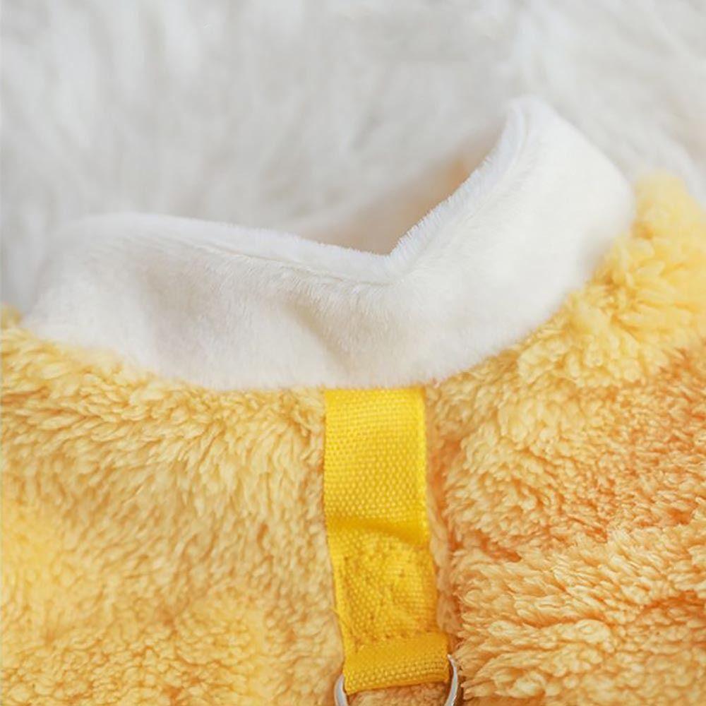 Fleece Warm Dog Sweatshirt Thickening Pug Teddy Coat Trendy Pet Supplies  Cat Outfits