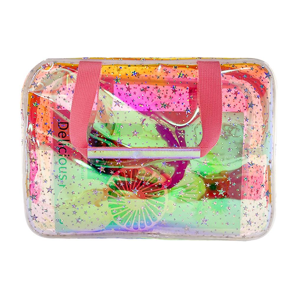 

Washbasin bag large-capacity travel zipper handbag star makeup bag, storage bag