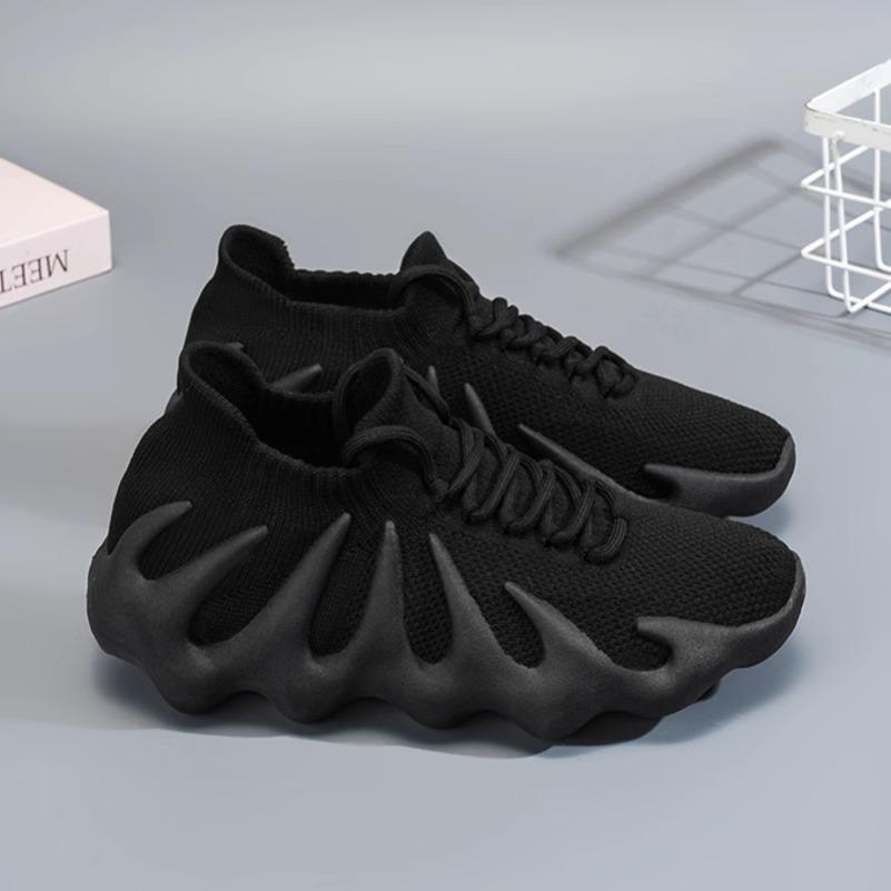 Couple Octopus Soft-soled Coconut Shoes Women's Summer Breathable Lightweight Versatile Men's Flying Weaving Casual Sports Running Shoes