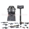 MOC UV Printing Military Building Blocks Accessories Soldier Figures  Special Forces Army Sniper Police Bricks Toy Children Gift