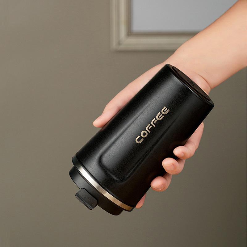 350ml/500ml Stainless Steel Coffee Cup Leak-Proof Car Coffee Mug Thermos Bottle Travel Thermal Mug Vacuum Flask Insulated Cups
